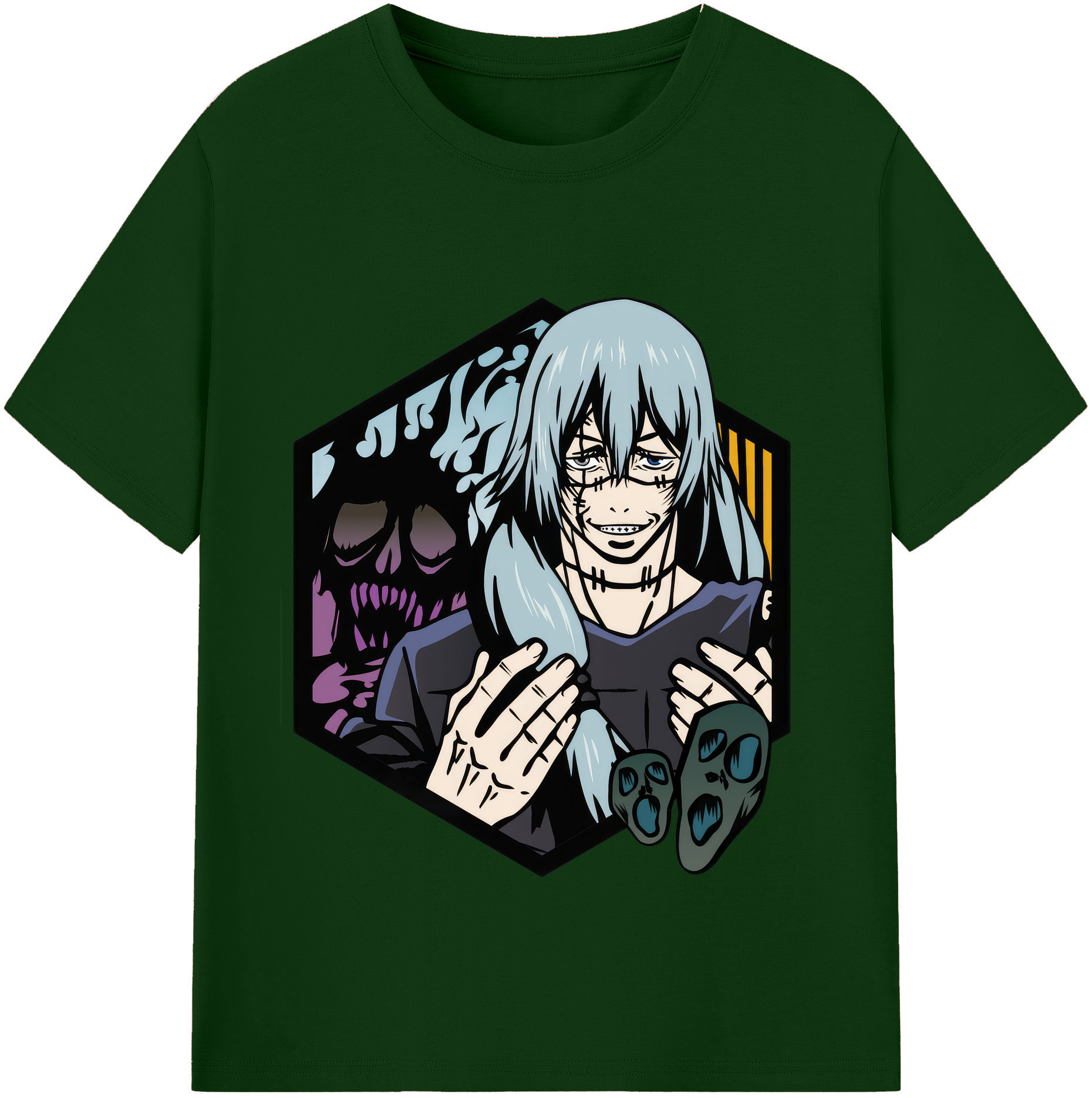 （画像用） 呪術廻戦 Jujutsu Kaisen 綿100％半袖Tシャツ（フロントプリント）